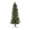 Barcana 9' Pre-Lit Pencil Alaskan Deluxe Artificial Christmas Tree, Warm White LED Lights